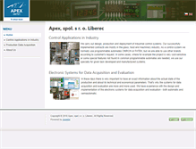 Tablet Screenshot of apex-lib.cz